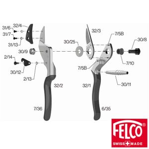 Lame 32/3 pour Secateur Felco F32