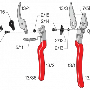 Pièces détachées pour sécateur FELCO 13