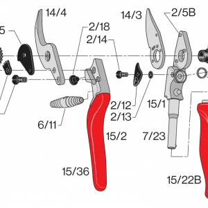 Pièces détachées pour sécateur FELCO 15