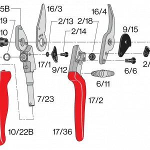 Pièces détachées pour sécateur FELCO 17