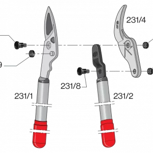 Pièces détachées pour sécateur FELCO 231