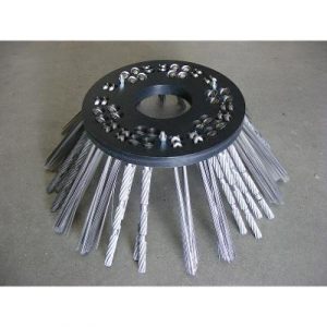 Balai rive acier adaptable sur balayeuse WEEDE pro