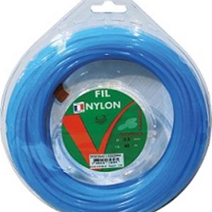 Fil de debroussailleuse rond diametre 3,3mm 45m bleu ciel kevlar