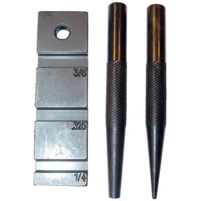 Enclume avec poinçons tecomec