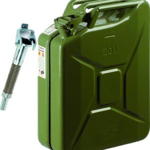 Jerrican metal 20l avec bec verseur