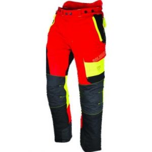 Pantalon anti-coupure comfy rouge solidur