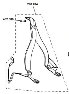 Ensemble de Sangles de Portage pour Cosmos 18 PRO Berthoud