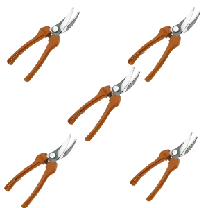 Lot de 5 épinettes lames courbes BAHCO P123-19