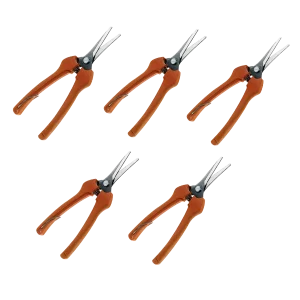 Lot de 5 épinettes lames droites longues et effilées BAHCO P128