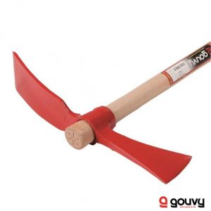 Pioche Hache 2.5 kg Emmanchée Bois Gouvy