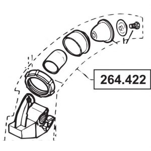 PISTON DE POMPE VERMOREL AVEC MEMBRANE