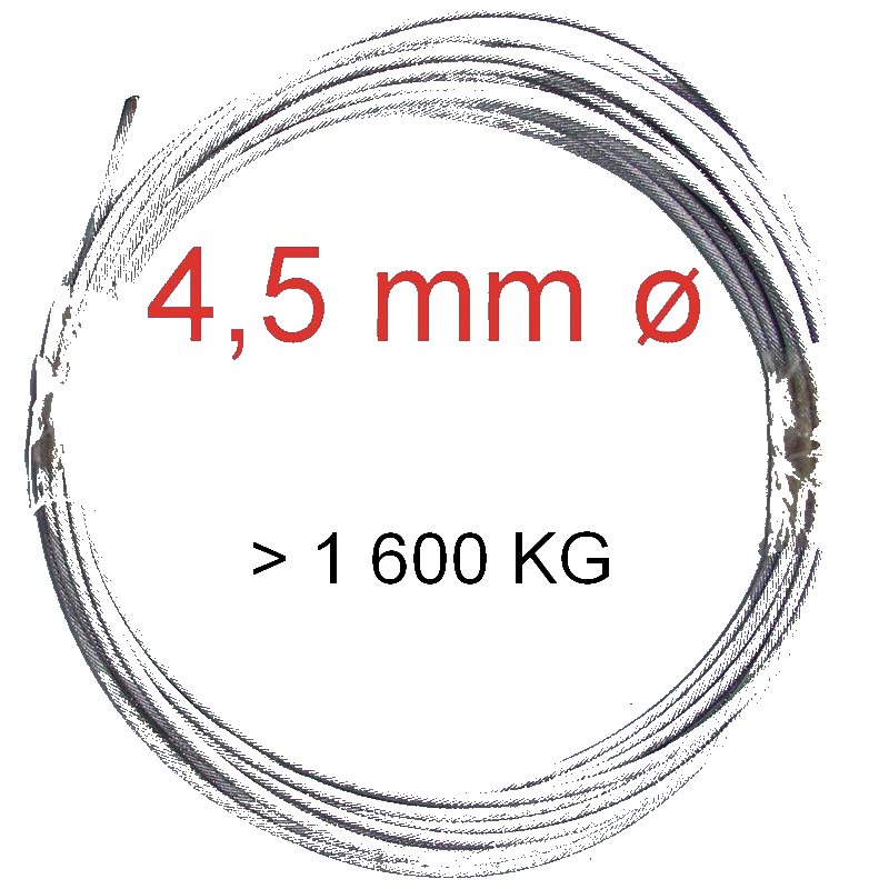 Cable de 20 metres 4.5mm