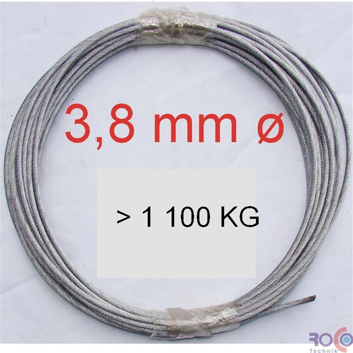 Cable de 20 metres 3.8mm