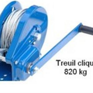 Treuil mecanique a cliquet