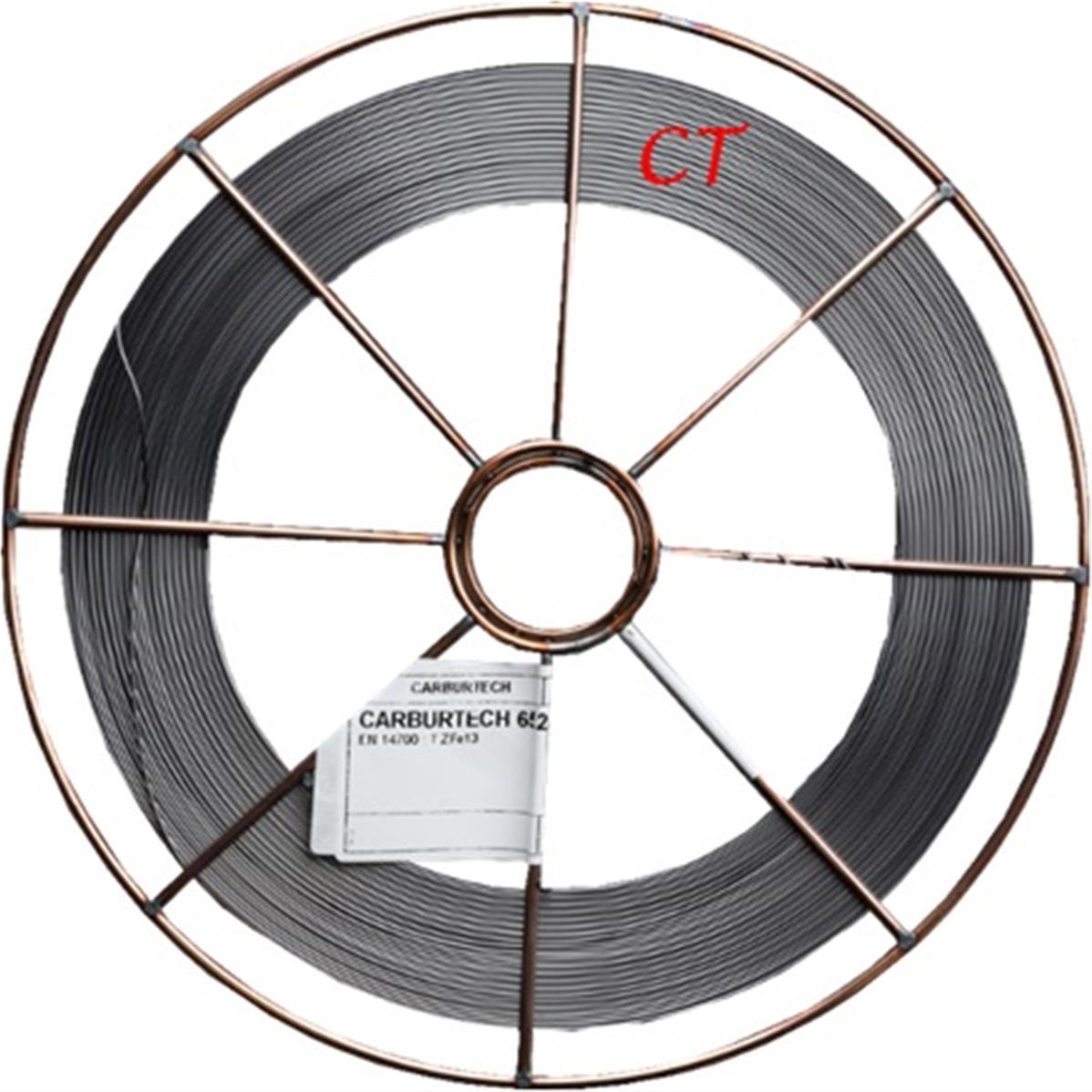 Fil de rechargement fourré carbure de bore