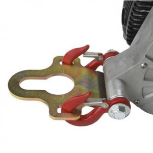 Plaque d'ancrage sur boule de remorquage