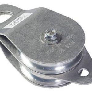 Poulie double a côtes oscillants 100 mm