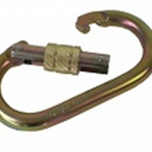 Mousqueton bloquant ovale en acier