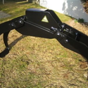 Pince a bois hydraulique sans adaptateur direct de rotator