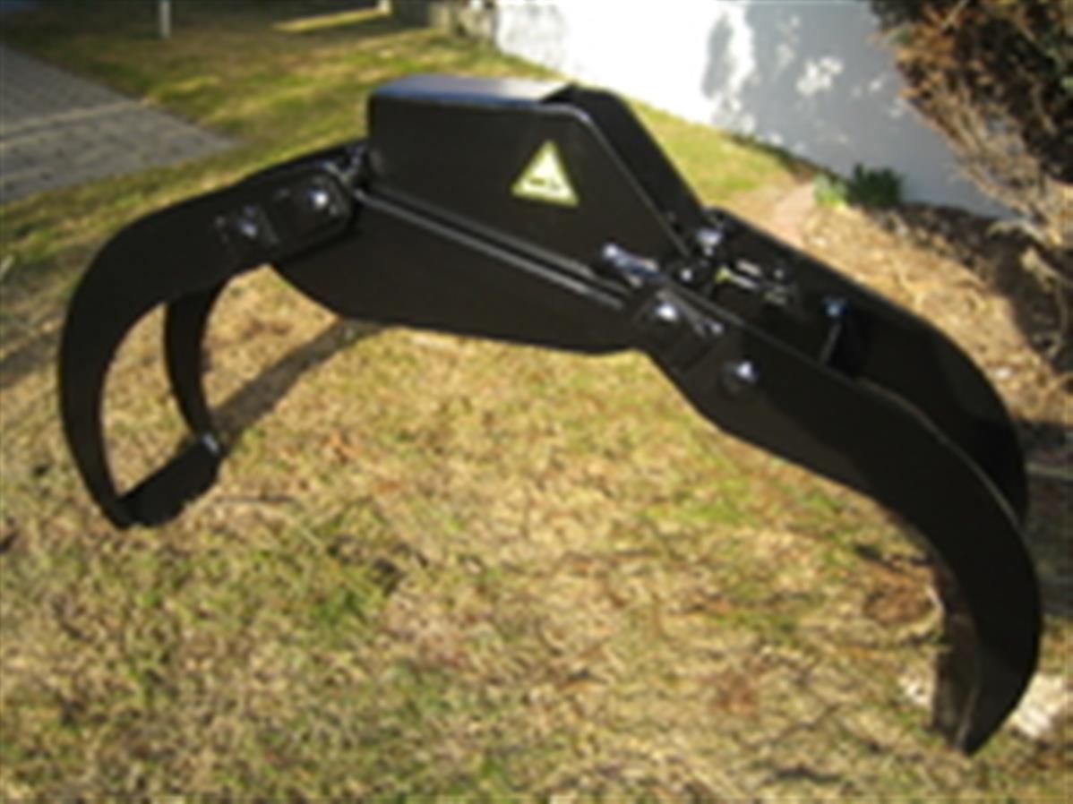 Pince a bois hydraulique sans adaptateur direct de rotator