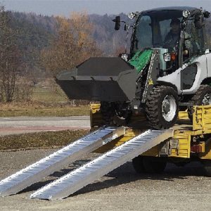 Rampes aluminium 1.97 t par paire long. 3.05 m